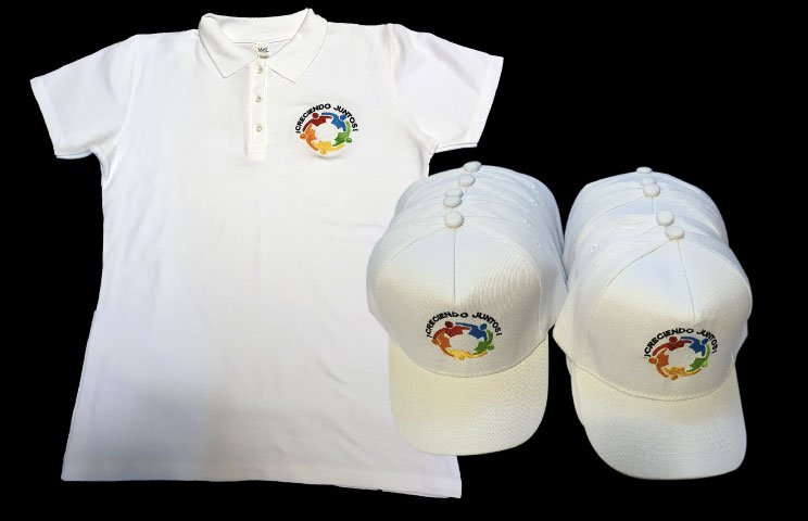 plumas, playeras, gorras